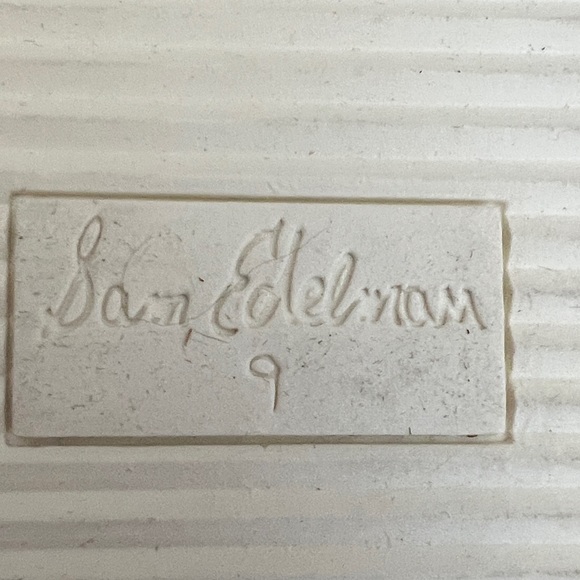 Sam Edelman Cream Slide Sandals with Buckle - Picture 3 of 3